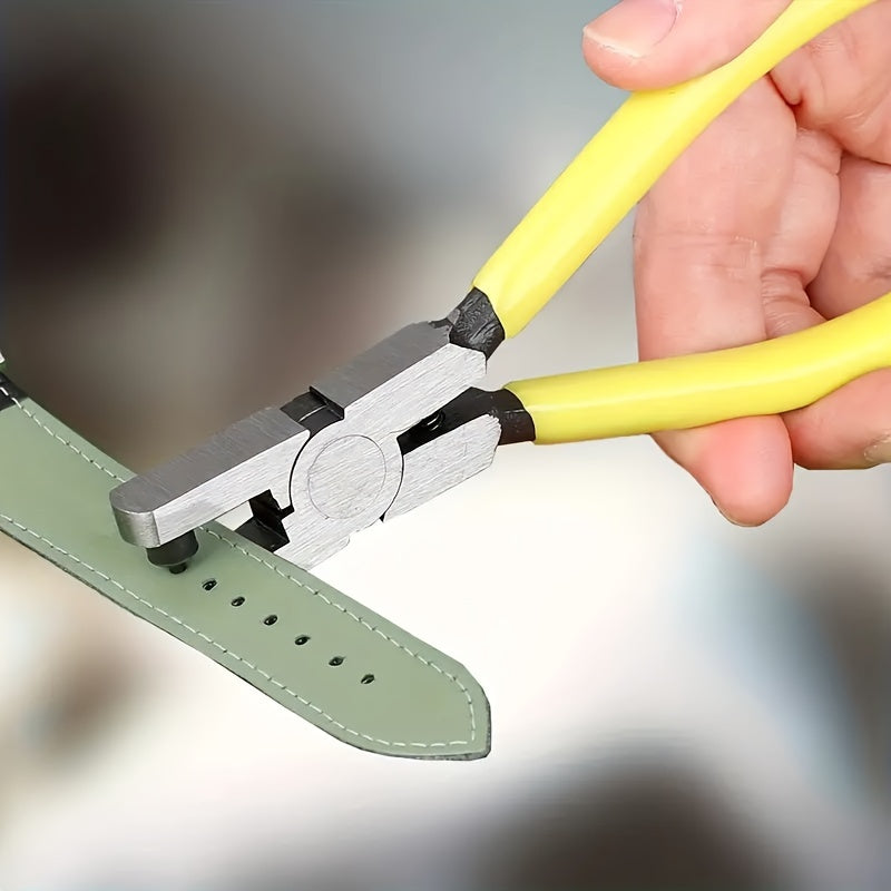 Tungt Slag och Klippare – För Precision Hål i Läder och Tyger