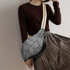Vintage Faux Leather Crossbody Bag – Justerbar Rem med Spänne