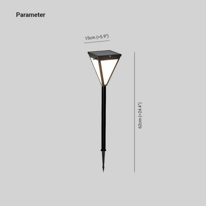 Modern LED Utomhuslampa - Hållbart Metall