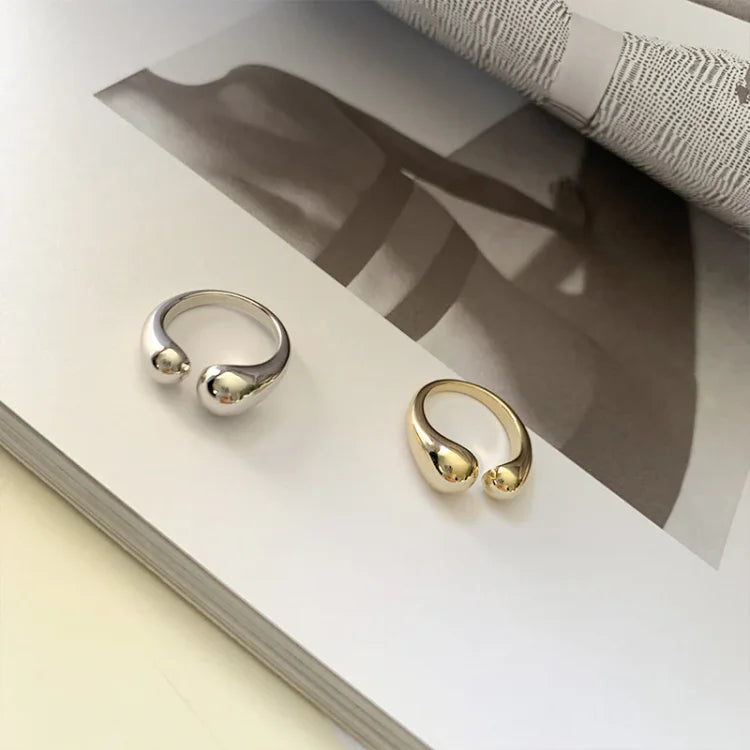 Minimalistisk Justerbar Ring – Elise