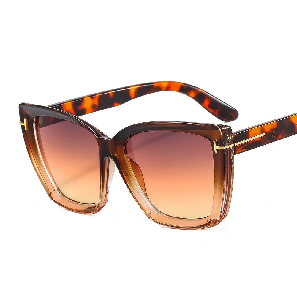 Stiliga Cat-Eye Solglasögon med UV-skydd och Gradient - VueLuxe