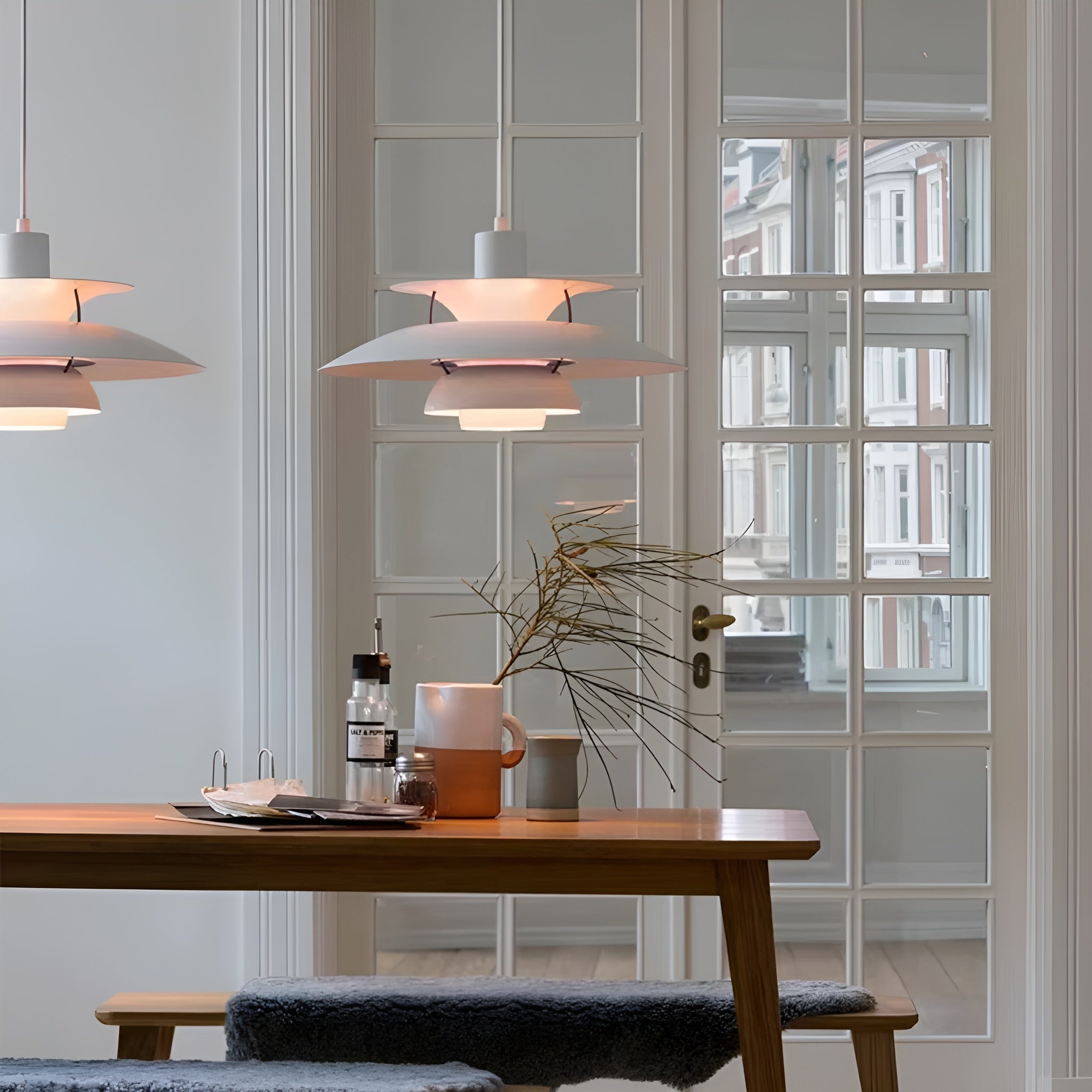 SkyGlow LED Pendellampa – Modern Skandinavisk Design med Dimmfunktion