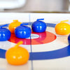 Mini Bord Curling Spel för Hemmet med Glidande Stenar & Magnetiska Sticks