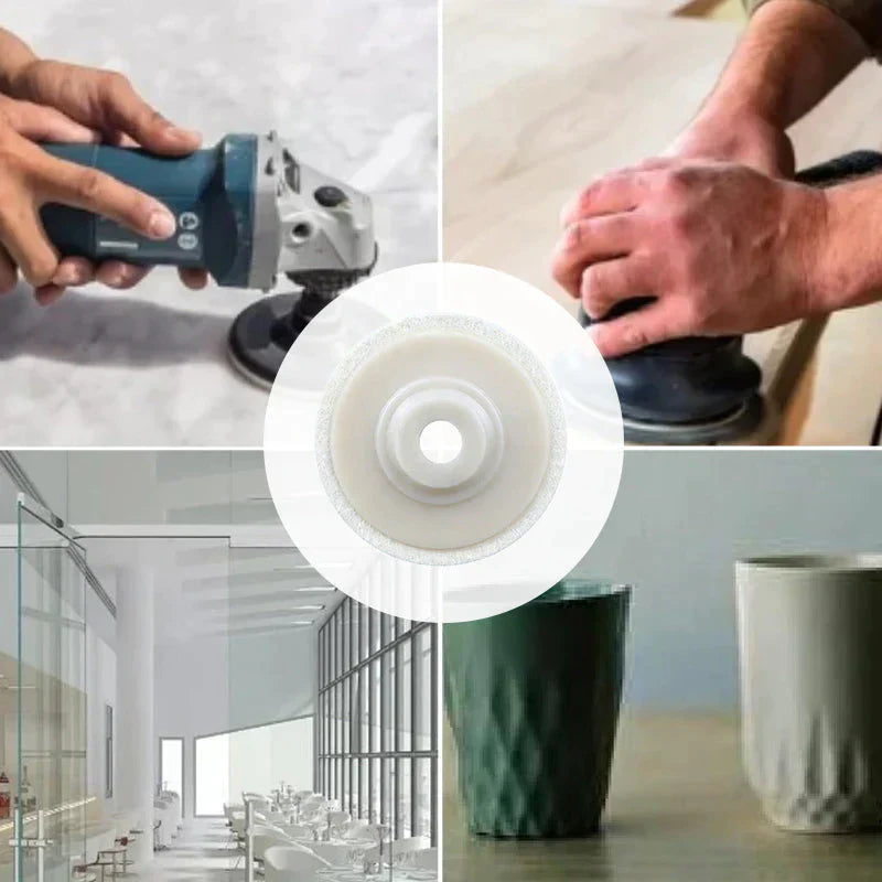 Set med 3 Ullpoleringsskivor – Polistra