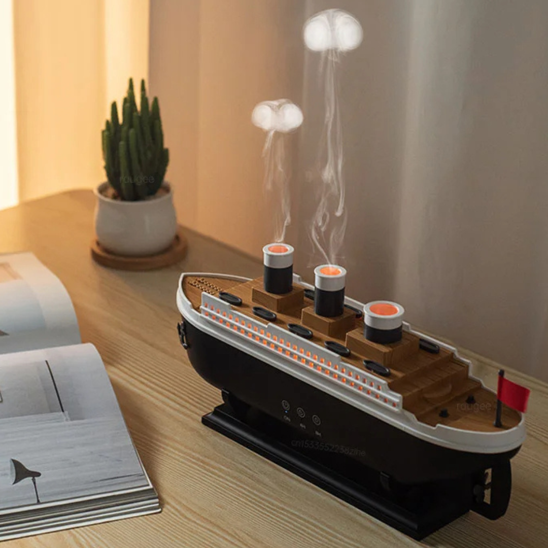 VapoCruise Aromaterapidiffusor | Premium luftfuktare med avslappnande dimma och ambient LED-ljus