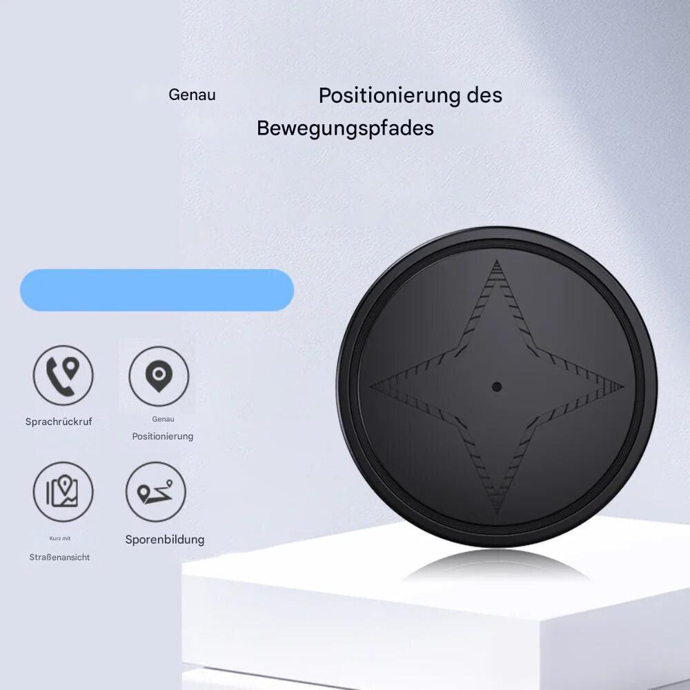 Magnetisk GPS Tracker Kompakt – Realtidsövervakning för fordon, husdjur och värdesaker – USB-uppladdningsbar