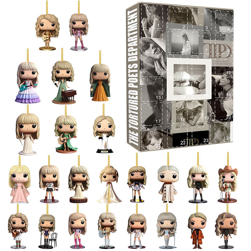 IconCharm Taylor Swift Adventskalender | Festlig 24-dagars nedräkning med unika samlarobjekt