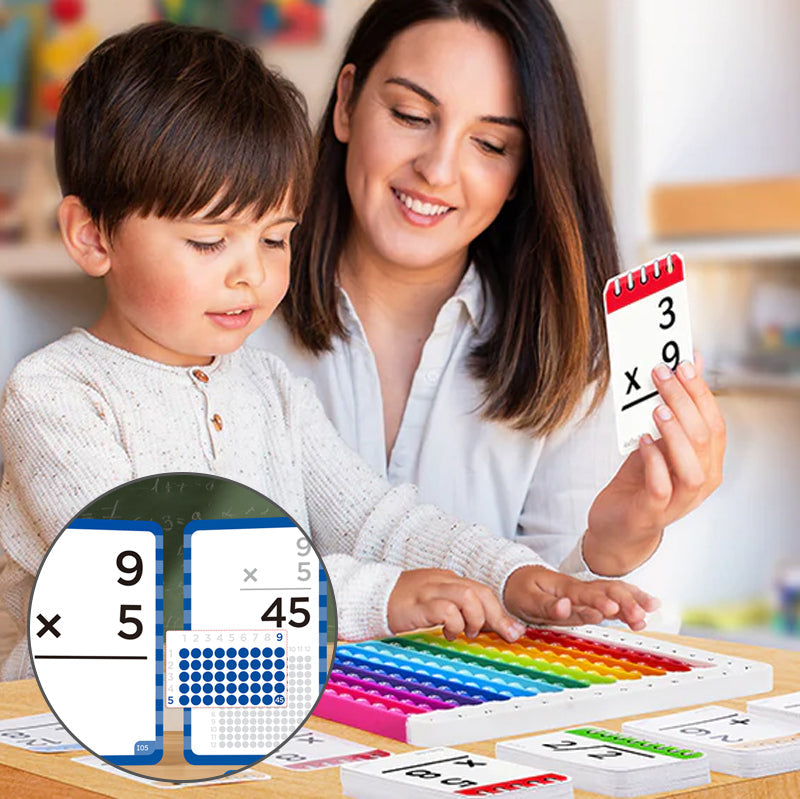 Interaktiva Matematik Lärkort för Barn – Lär dig Räkna Lekfullt