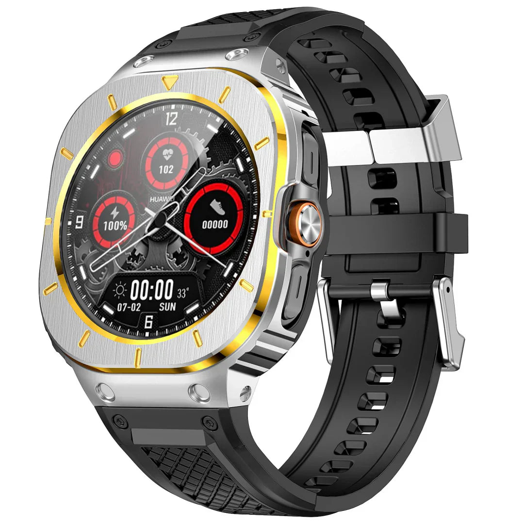 Robust Rostfri Stål Höljeset för Samsung Galaxy Watch Ultra
