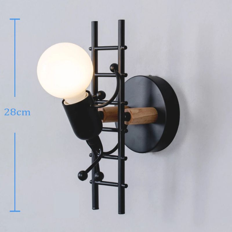 GlowClimb Designer Vägglampa | Unik trappväggslampa för mysiga sovrum och vardagsrum