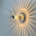 Atropos glas væglampe - stilfuld vægbelysning indendørs