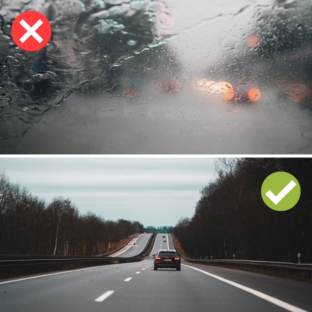 Vattenavvisande bilrutan beläggning - Rainexel