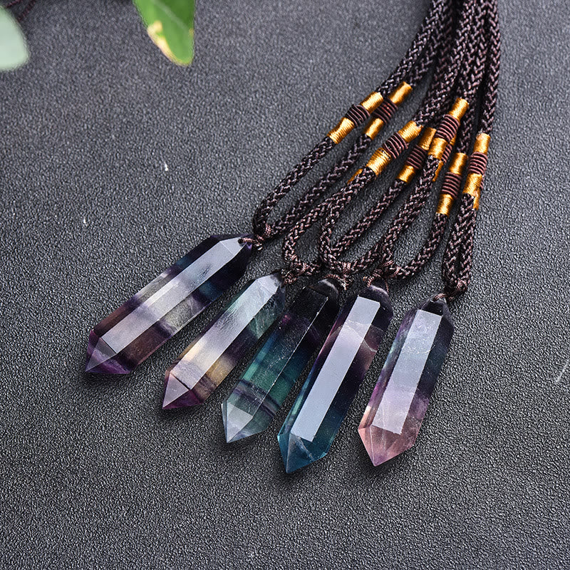 Naturlig Kristall Ametist Helande Halsband – Lyra