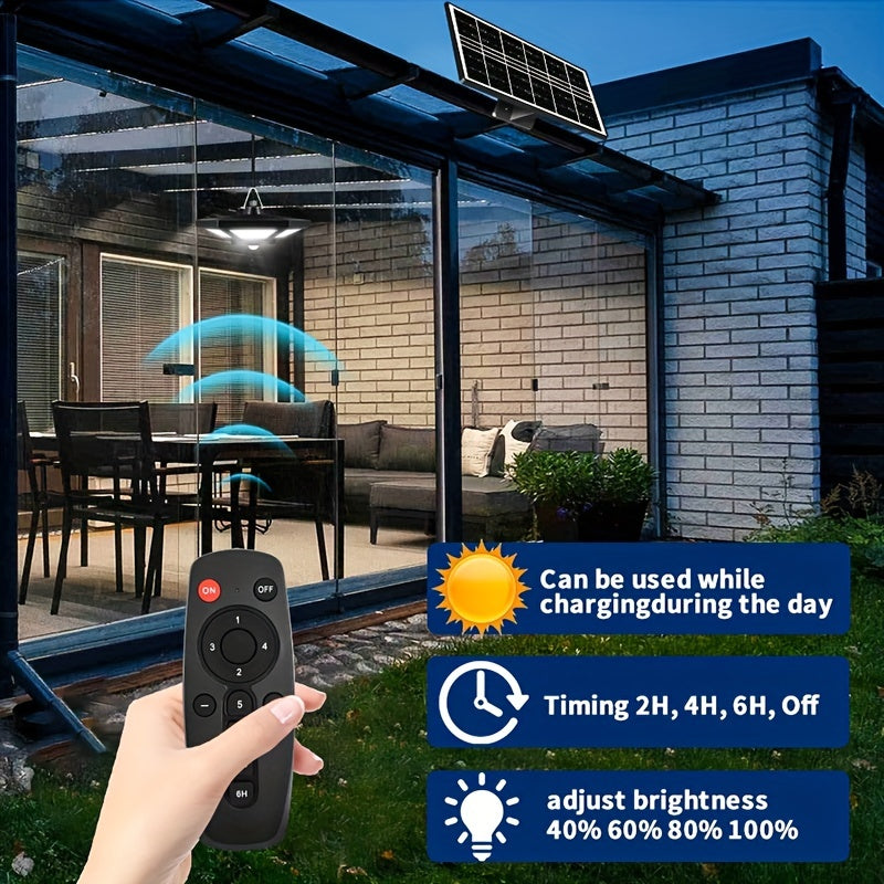 Smart Solar Hängande LED-lampa – Ljusstark, Säker och Energi Effektiv