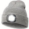 Unisex Beanie med LED-lampa – Bekväm belysning för kvällspromenader