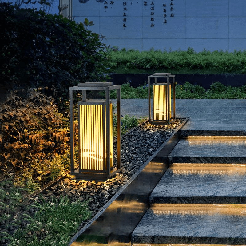 Modern Utomhuslampa på Solenergi