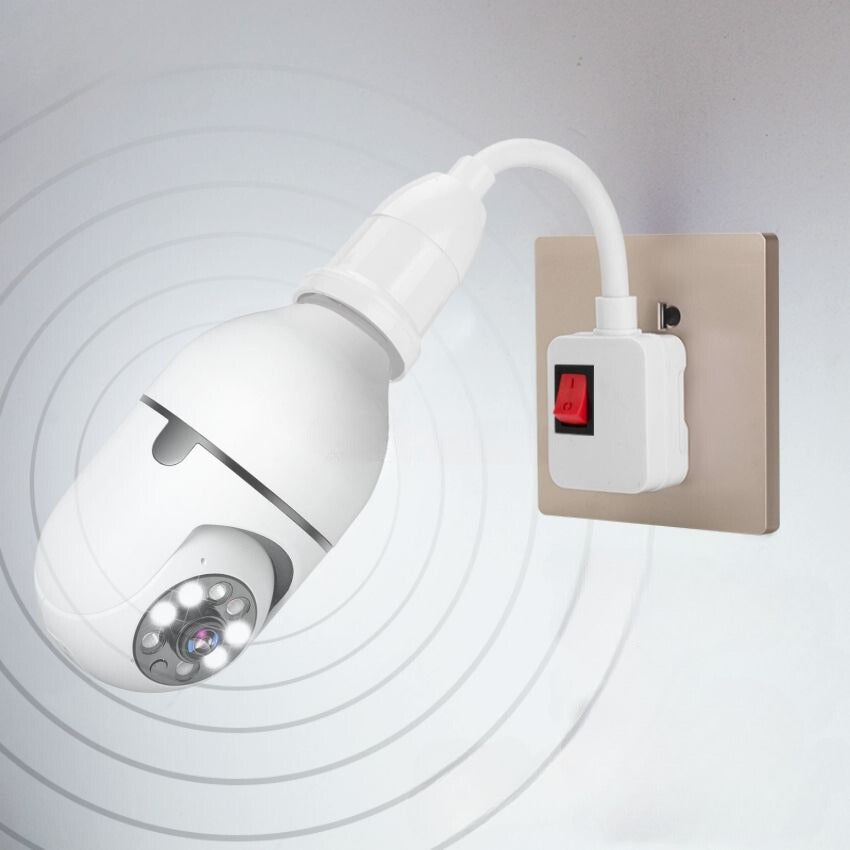 VigilPro Lamp Säkerhetskamera | Nattvision, rörelsespårning och smartphonekontroll