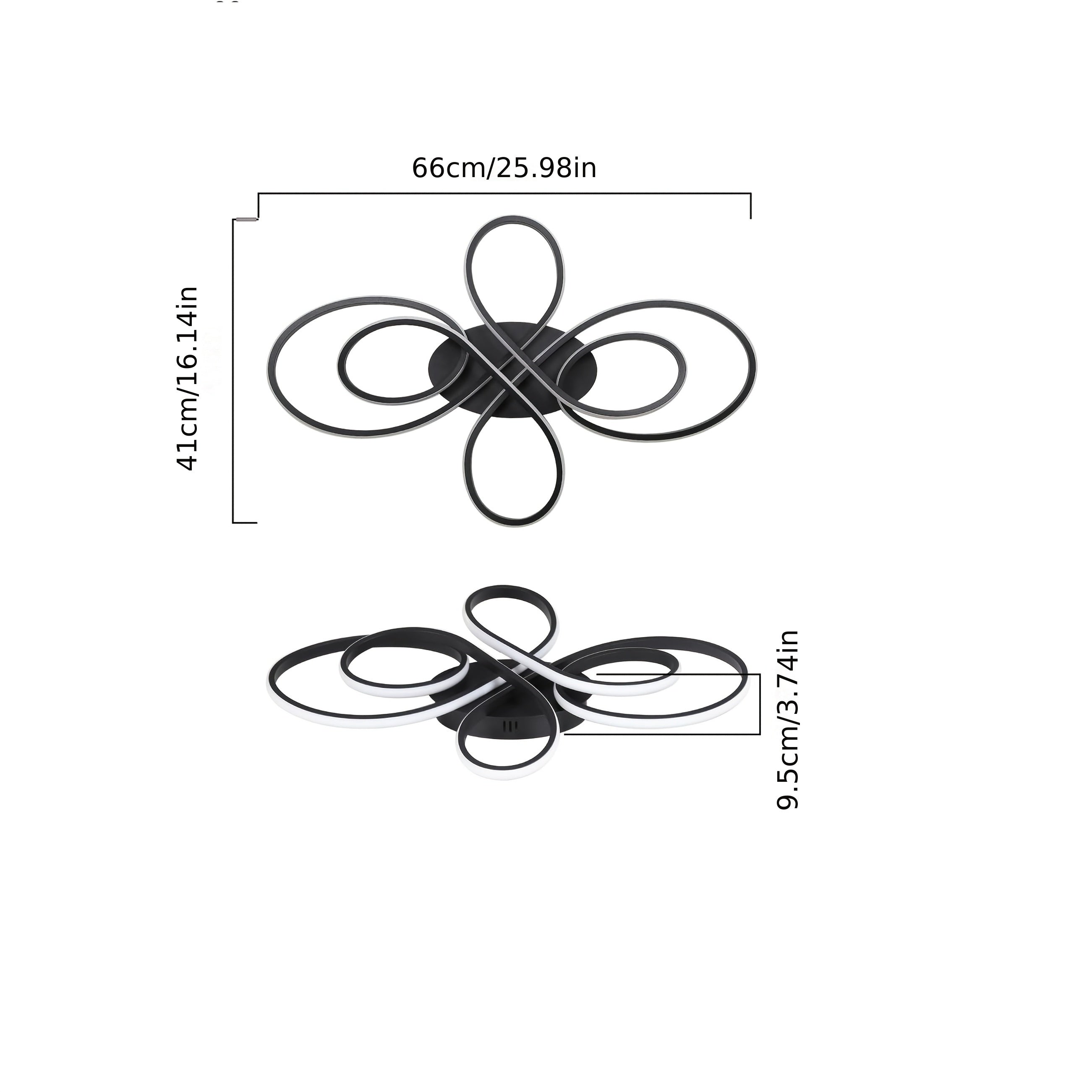 LED Taklampa 90W – Stor Diameter och Dimbar