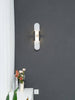 Modern Vägglampa - Alabaster & Metall