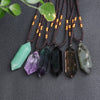 Naturlig Kristall Ametist Helande Halsband – Lyra