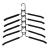Multi-Layer Hanger Set – 5-i-1 Platsbesparande Organisatör med Halkfria Skumkuddar