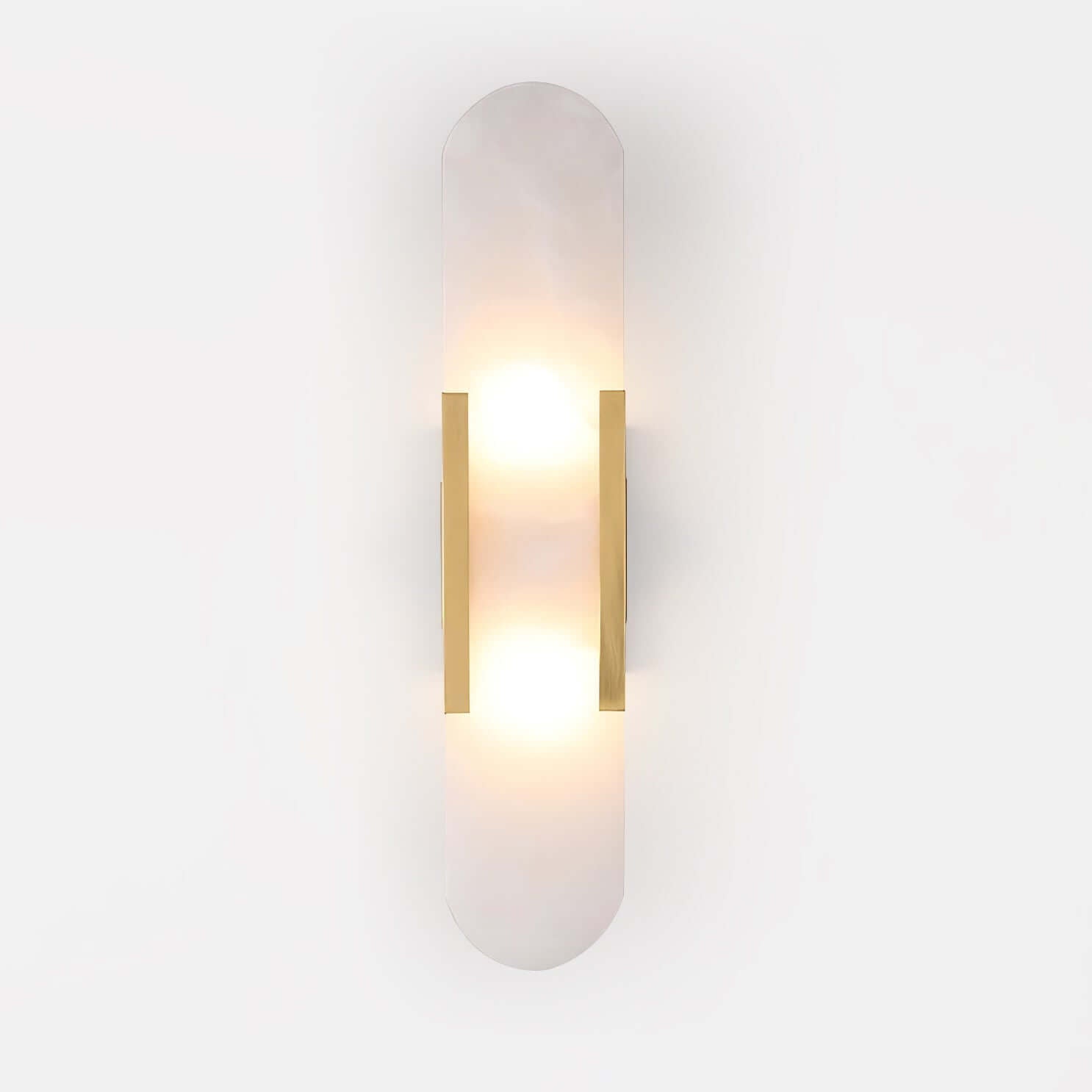 Modern Vägglampa - Alabaster & Metall