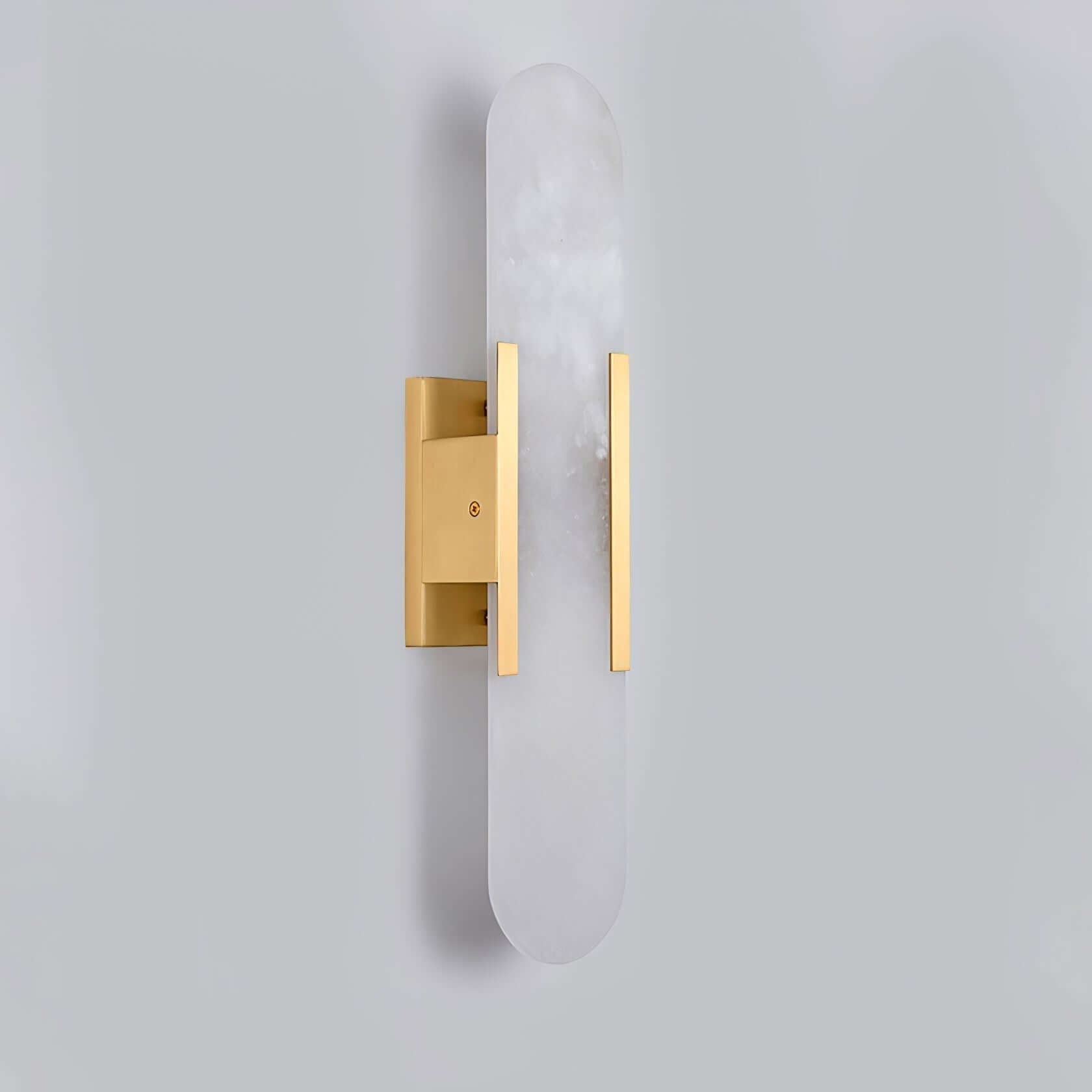 Modern Vägglampa - Alabaster & Metall
