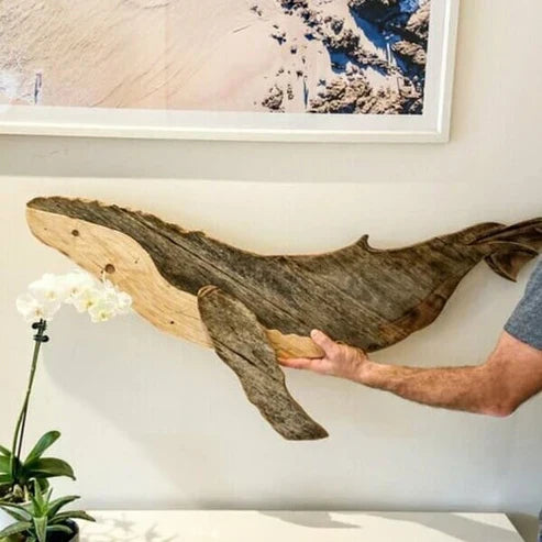 OceanHaven Tallval Wall Ornament | Elegant handgjord maritim dekoration för moderna hem
