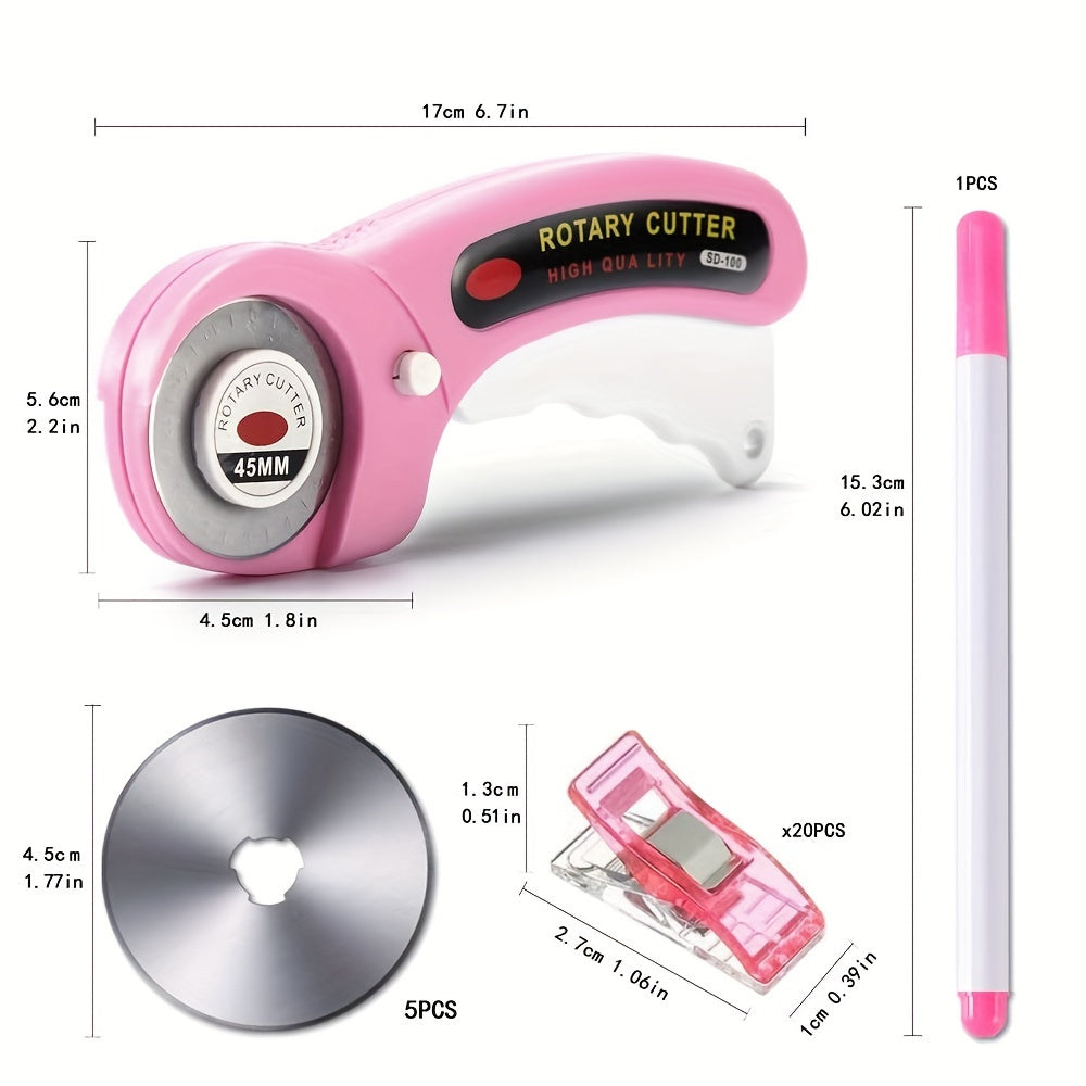 Rotary Cutter Set – Perfekt för sömnad, quiltning och DIY-projekt