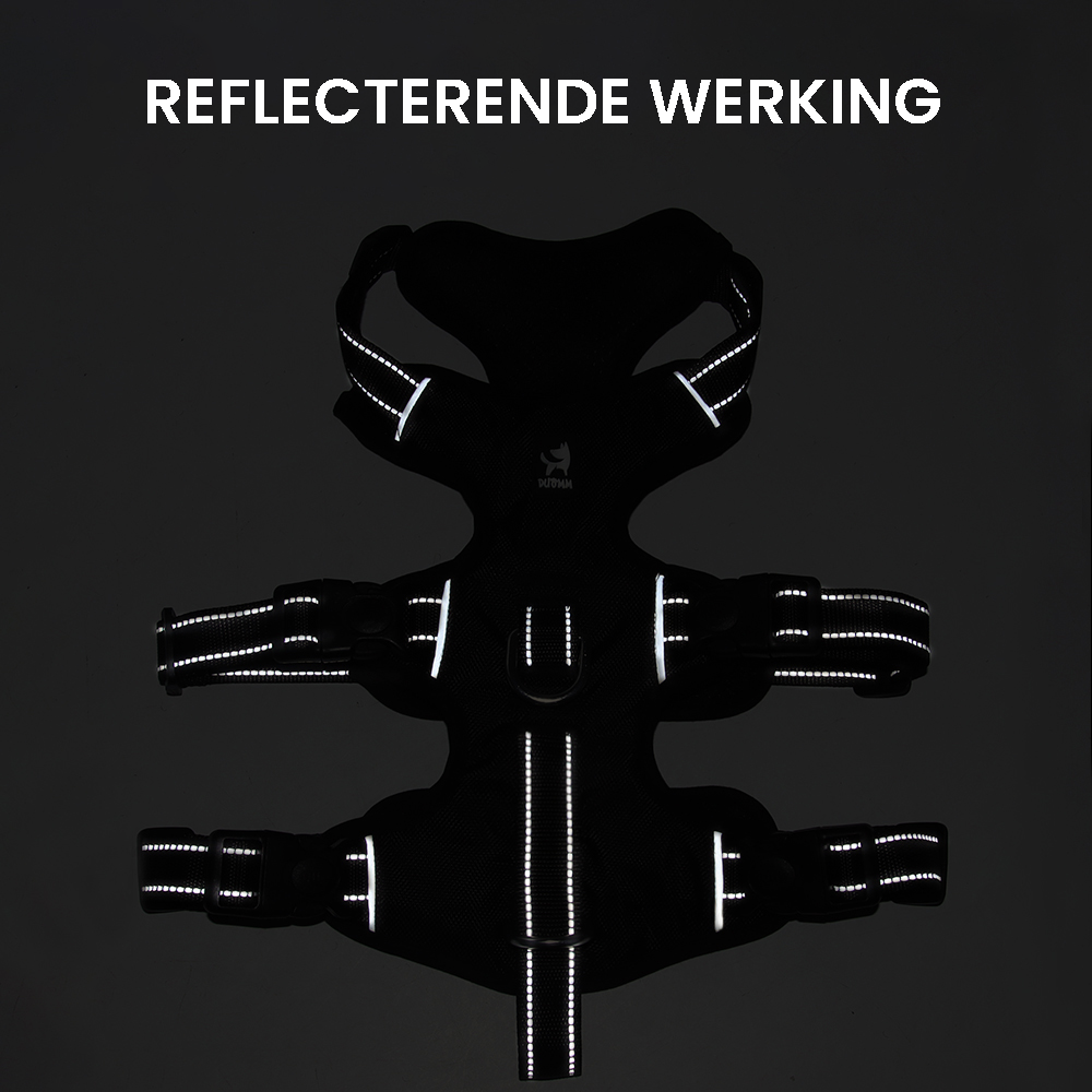 Reflekterande Anti-Dra Hundsele - GripGuard