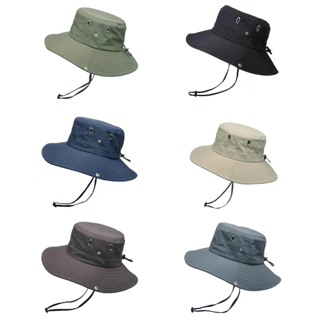 Vattenavvisande Utomhus Bucket Hat med UV-skydd – ShieldFlex Pro