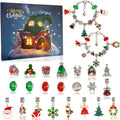 Set de pulseras DIY para calendario de adviento navideño