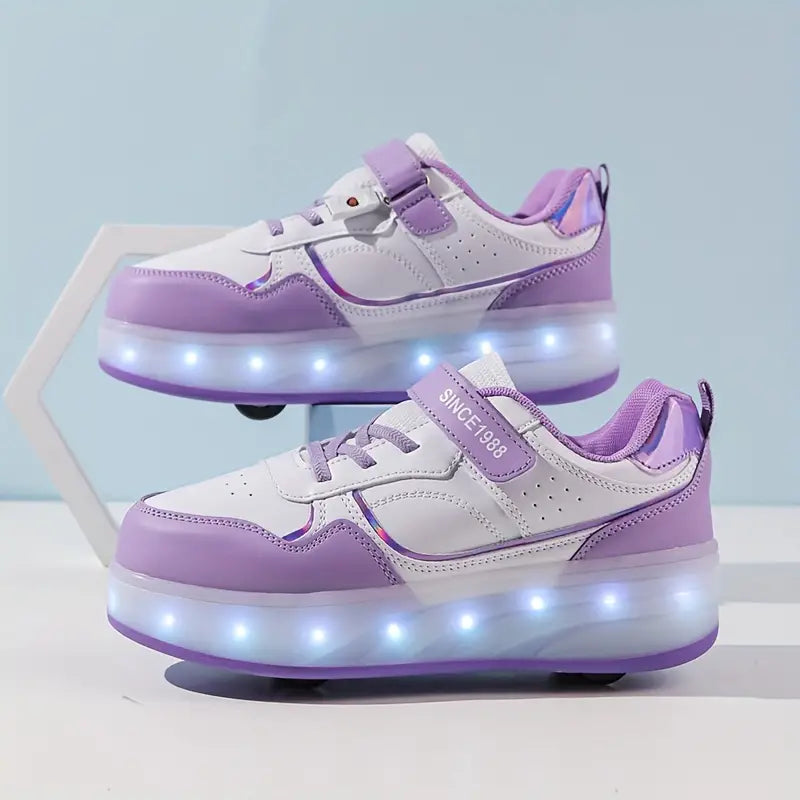 Glid i stil med Velo – Sneakers med hjul och upplysta sulor