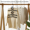 Multi-Layer Hanger Set – 5-i-1 Platsbesparande Organisatör med Halkfria Skumkuddar