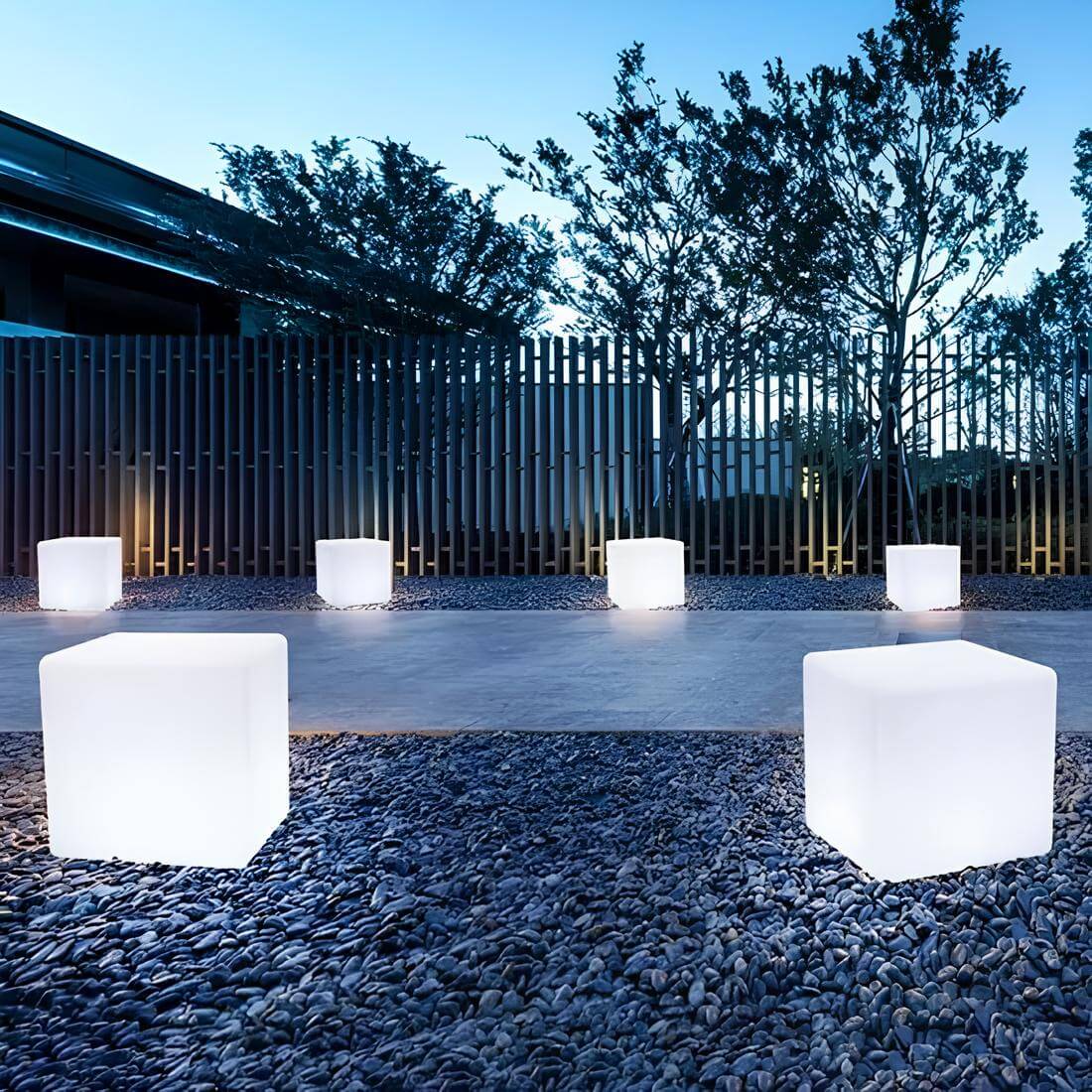 Kubus Trädgårdslampa - LED Utomhusbelysning