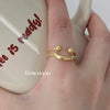 Smiley Justerbar Ring – Mila