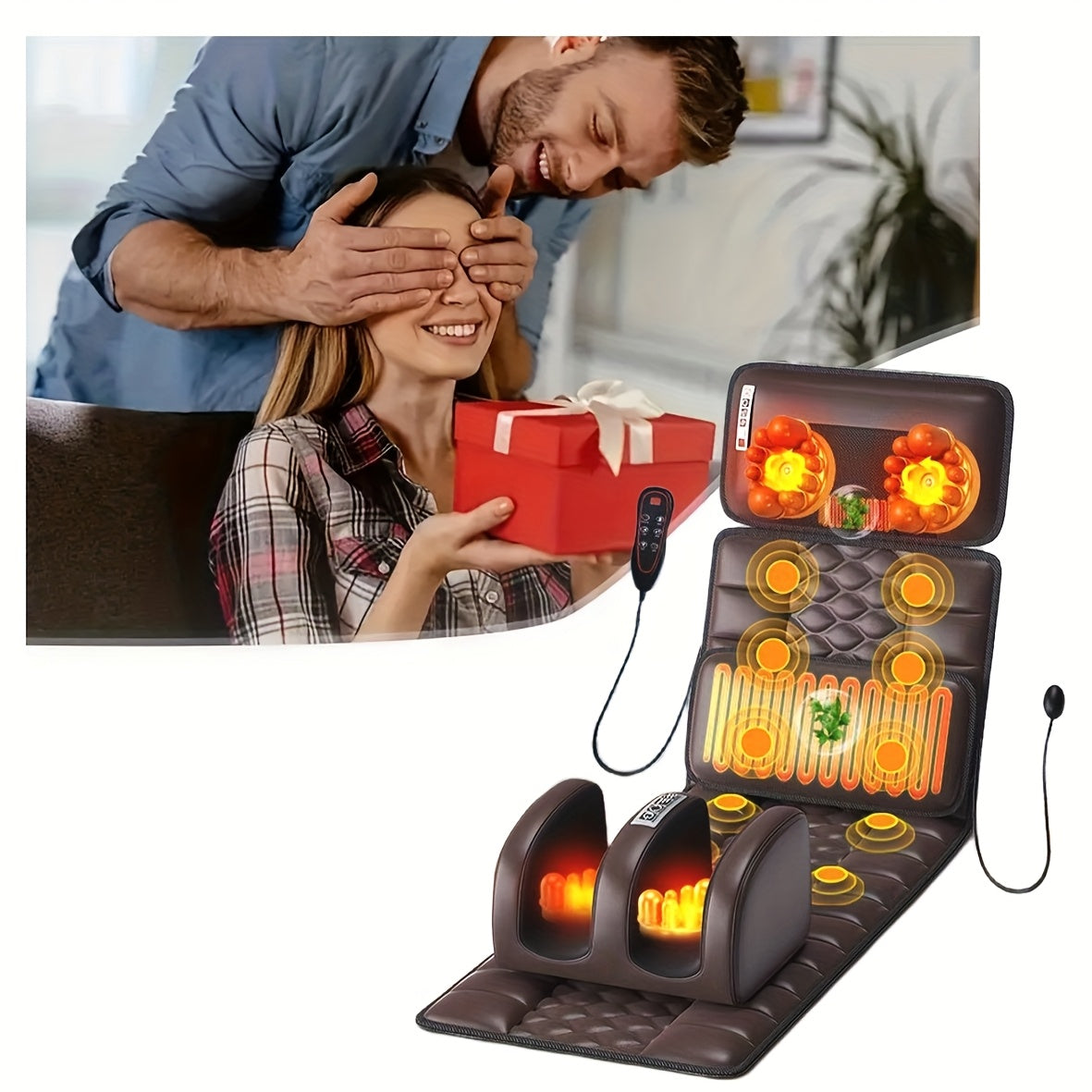 Massage-madrass med helkroppsmassage – Komfort och avkoppling i ett