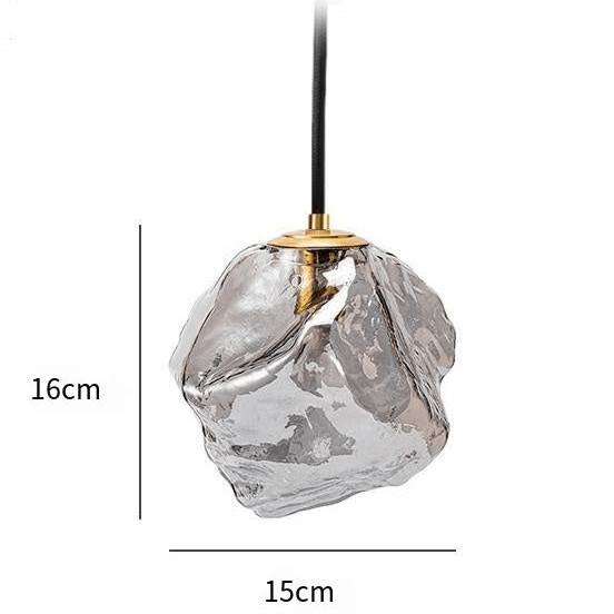 Hänglampa med Lavaglas Design