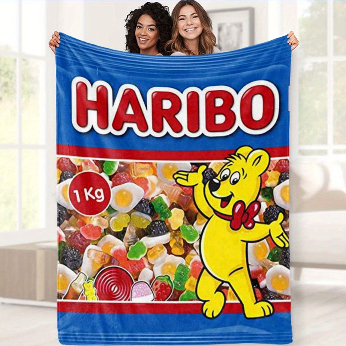 Haribo Gosedjur Filt – Mjuk och Färgglad för Barn