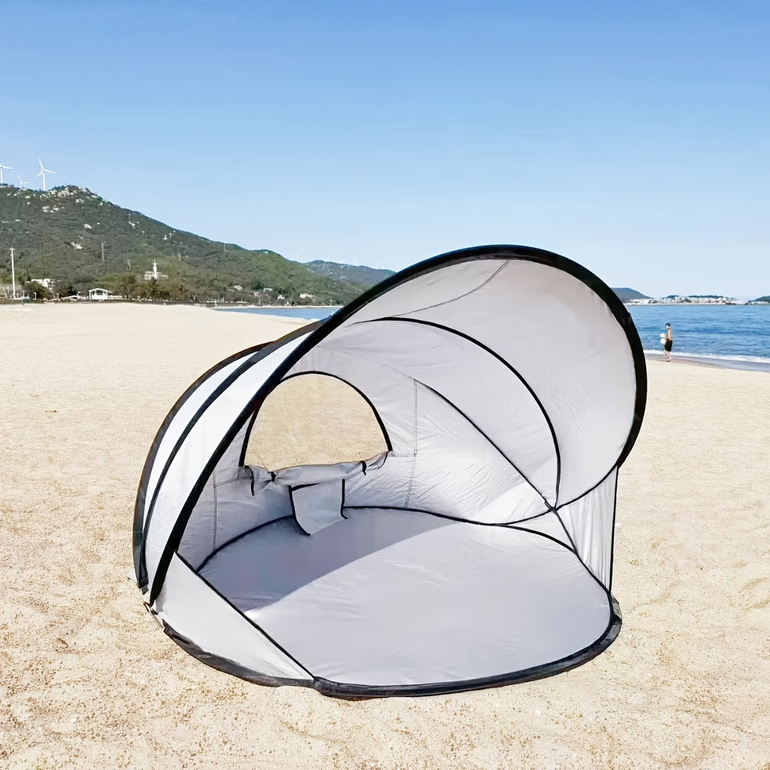 Snabb Pop-Up Strandtält – Lätt att Sätta Upp och Skydd för Alla