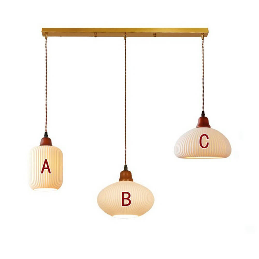Stilren Keramisk Taklampa - Rustik Design