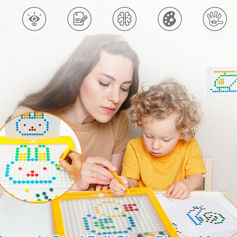 Magnetisk Ritplatta med Pärlor - MagniDots