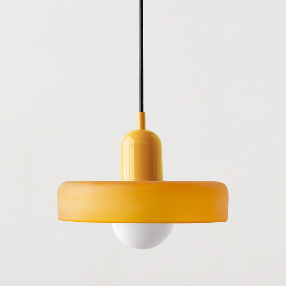Färgglad Pendellampa i Bauhaus Stil - StiloGlas
