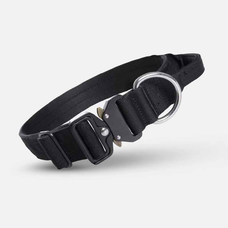 Taktisk Hundhalsband med Handtag - PowerGrip