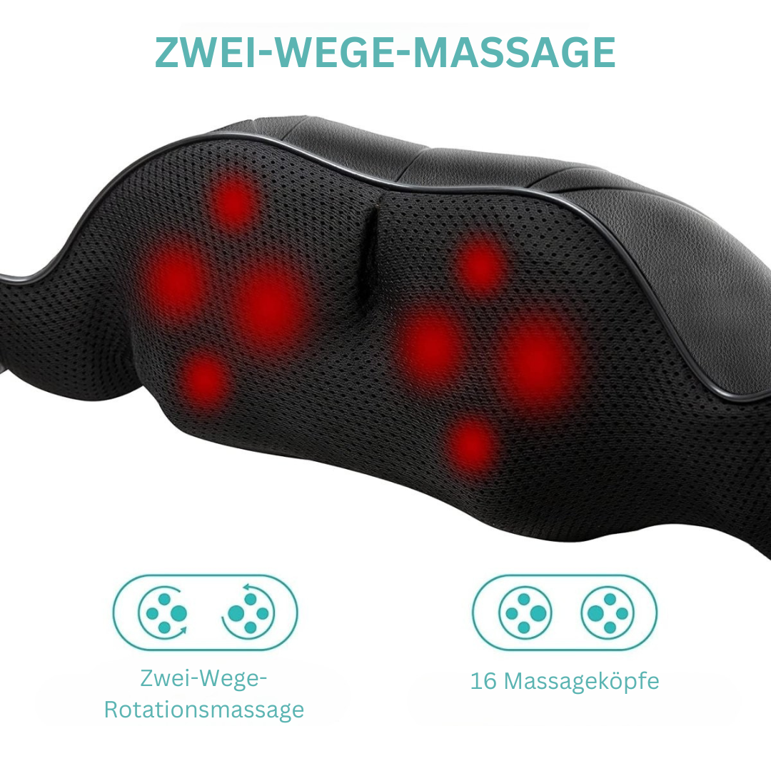 Shiatsu Massagekudde med Infraröd - FlowRelief