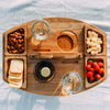 VinHolz | Bärbar Trä Picknick Vin Bord