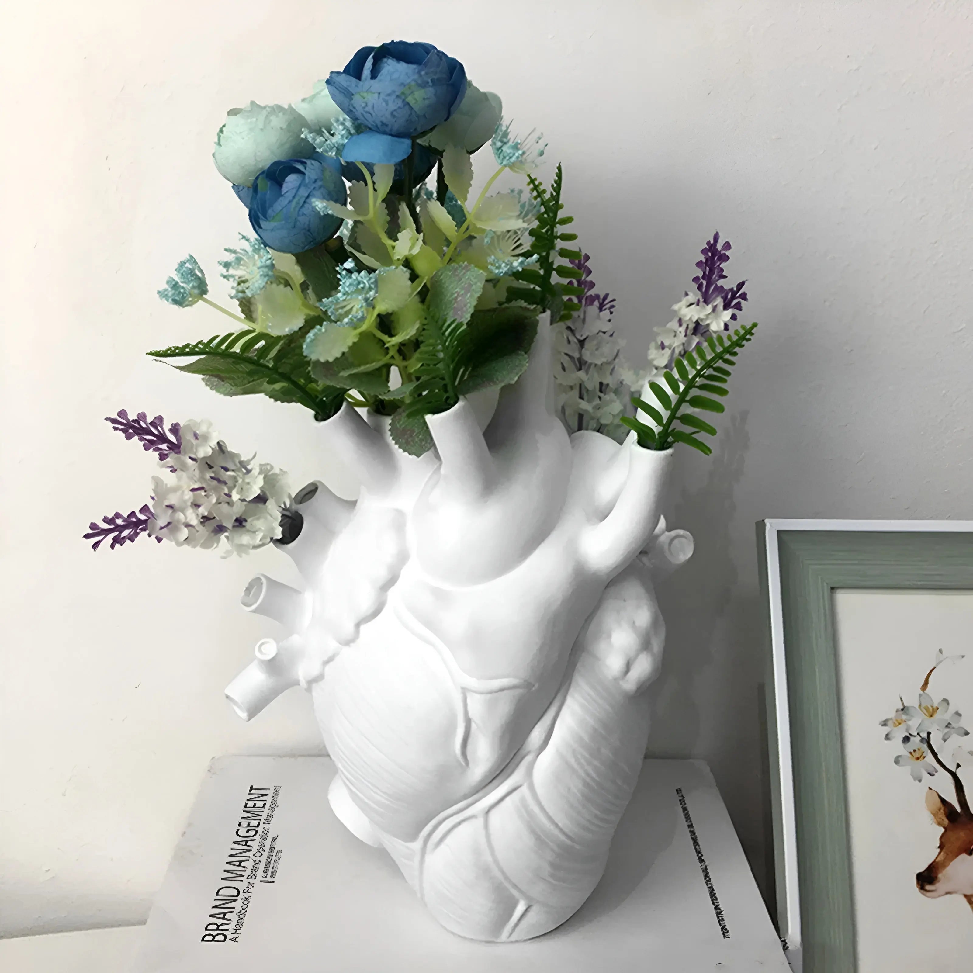 Grekisk-inspirerad hjärtformad vas – Elena