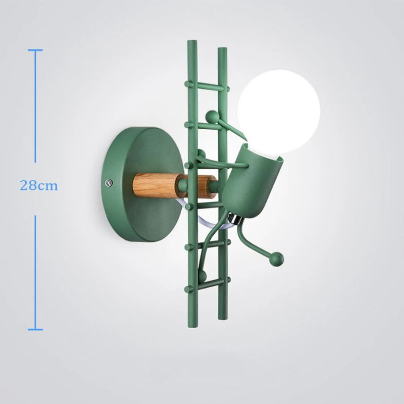 GlowClimb Designer Vägglampa | Unik trappväggslampa för mysiga sovrum och vardagsrum