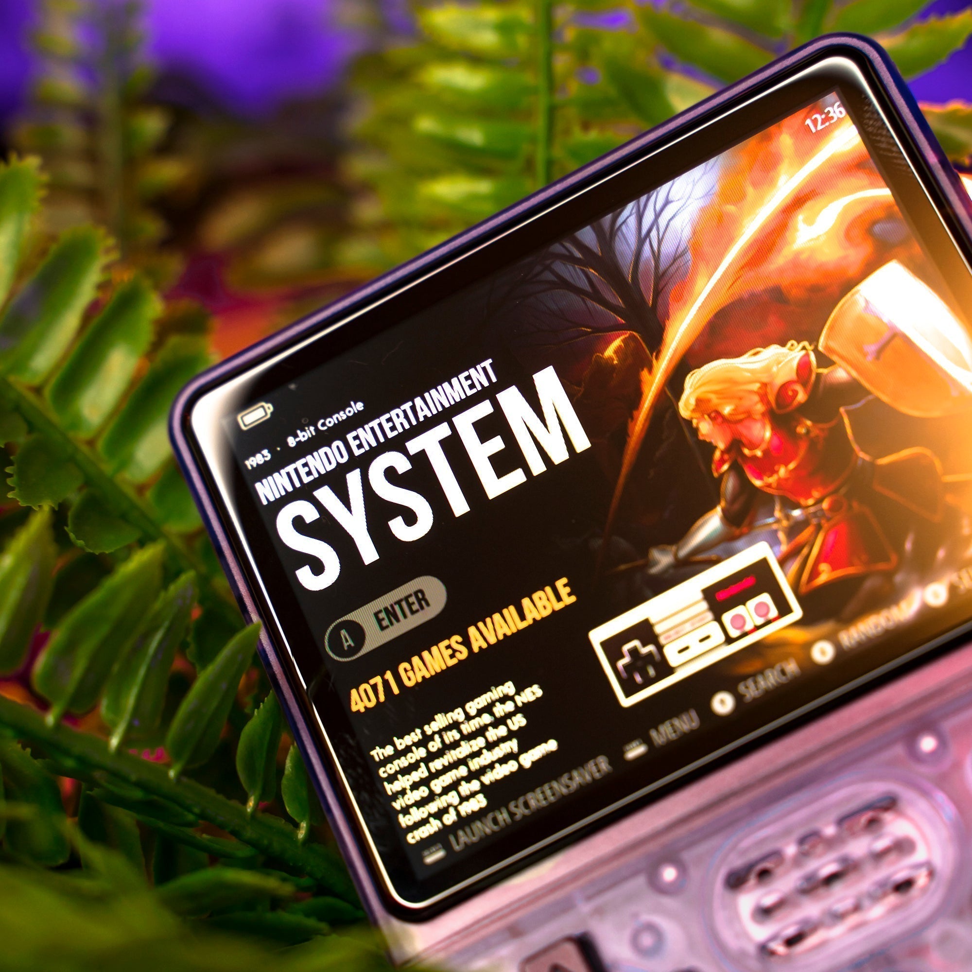 Kompakt Retro Spelkonsol – PixelPlay Pocket