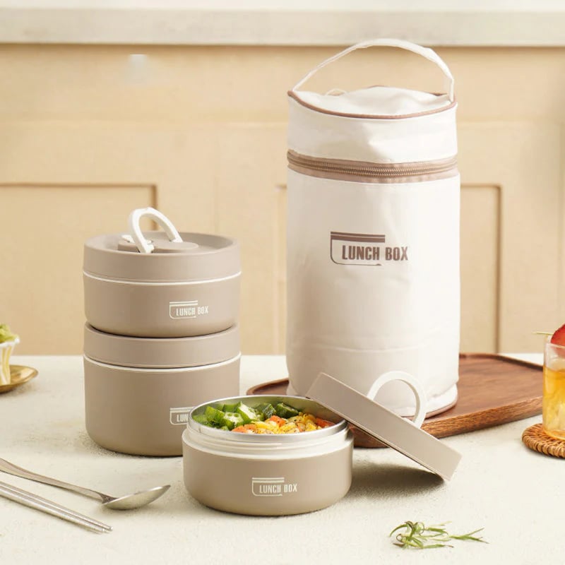 HeatKeeper Pro Lunchlåda | Läcksäker matbehållare i rostfritt stål för varma och kalla måltider